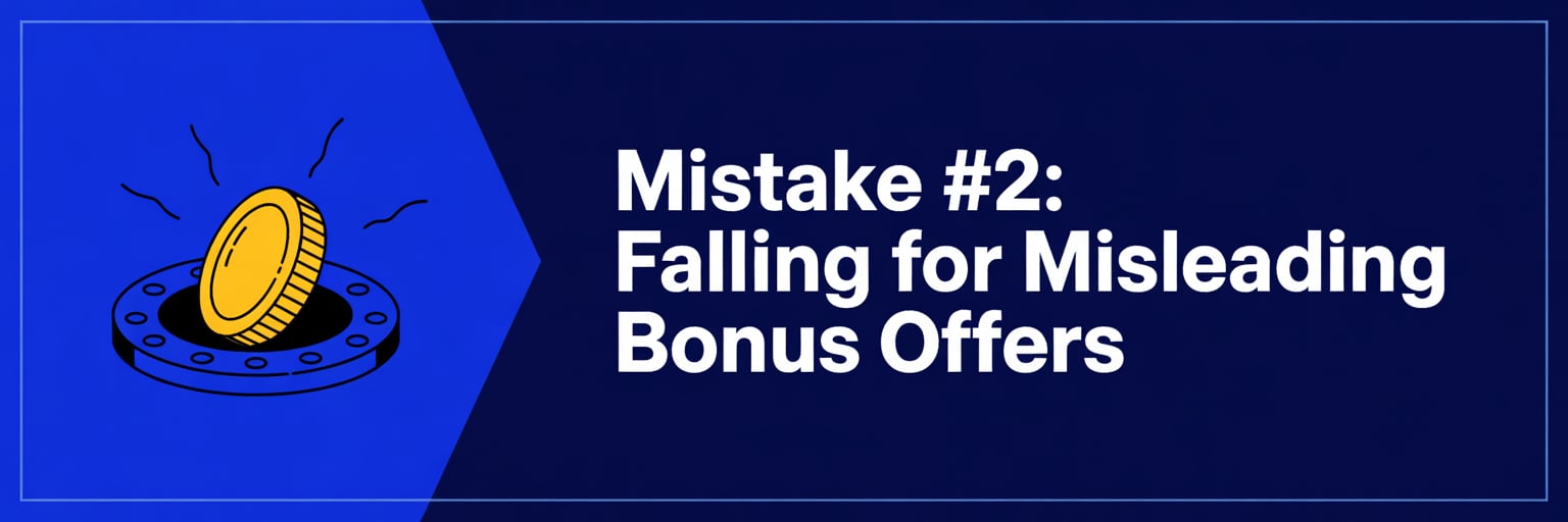 Mistake #2: Falling for misleading bonus offers